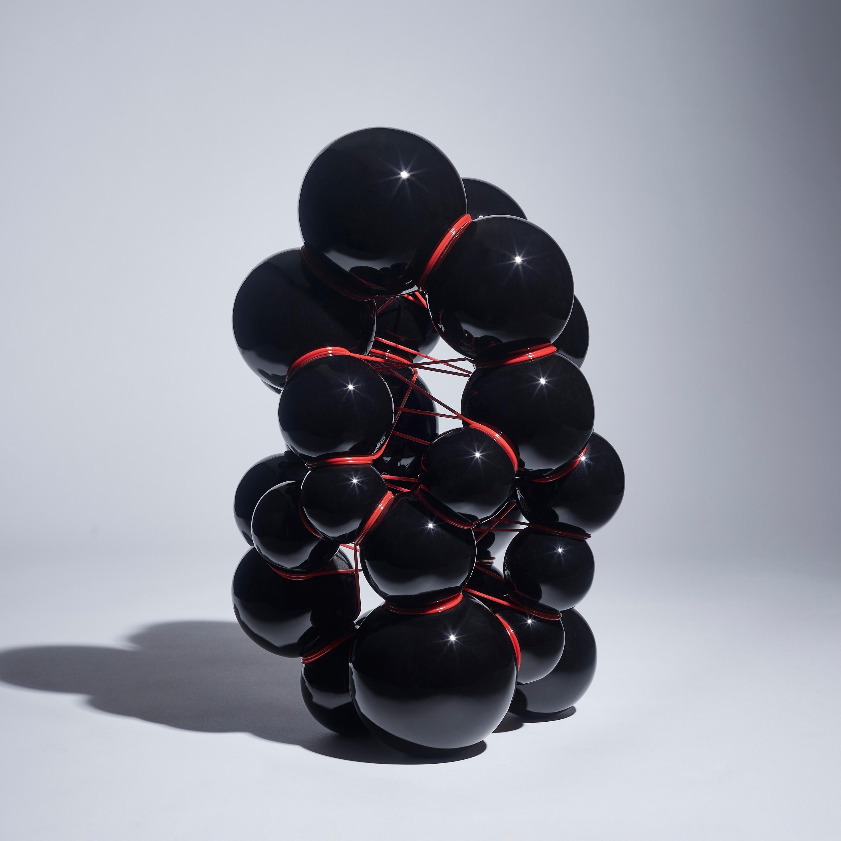 Black and Red Ceramic and PVC Sculpture, Steen Ipsen  In New Condition For Sale In New York, NY