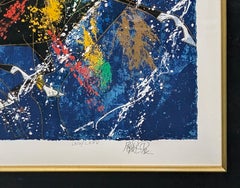 Line Symphony Serigraph, Hand Signed, LXIV/LXXV, 40x40 Inches