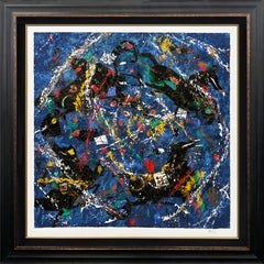 Line Symphony Serigraph, Hand Signed, LXIV/LXXV, 40x40 Inches
