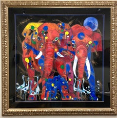 Tie Feng Jiang  "Famiglia di elefanti"