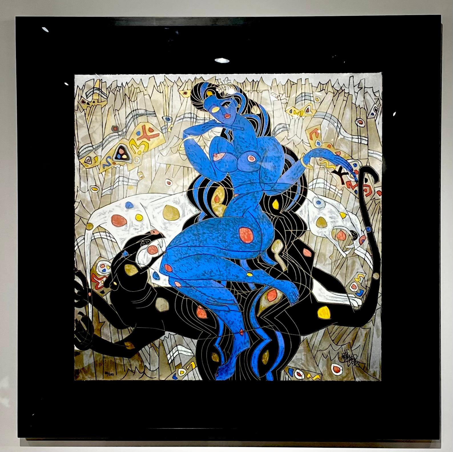 Tie Feng Jiang " Fantasma di montagna" - Print di Tiefeng Jiang