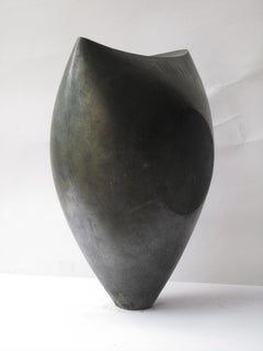Black Sun, Abstract Ceramic Sculpture