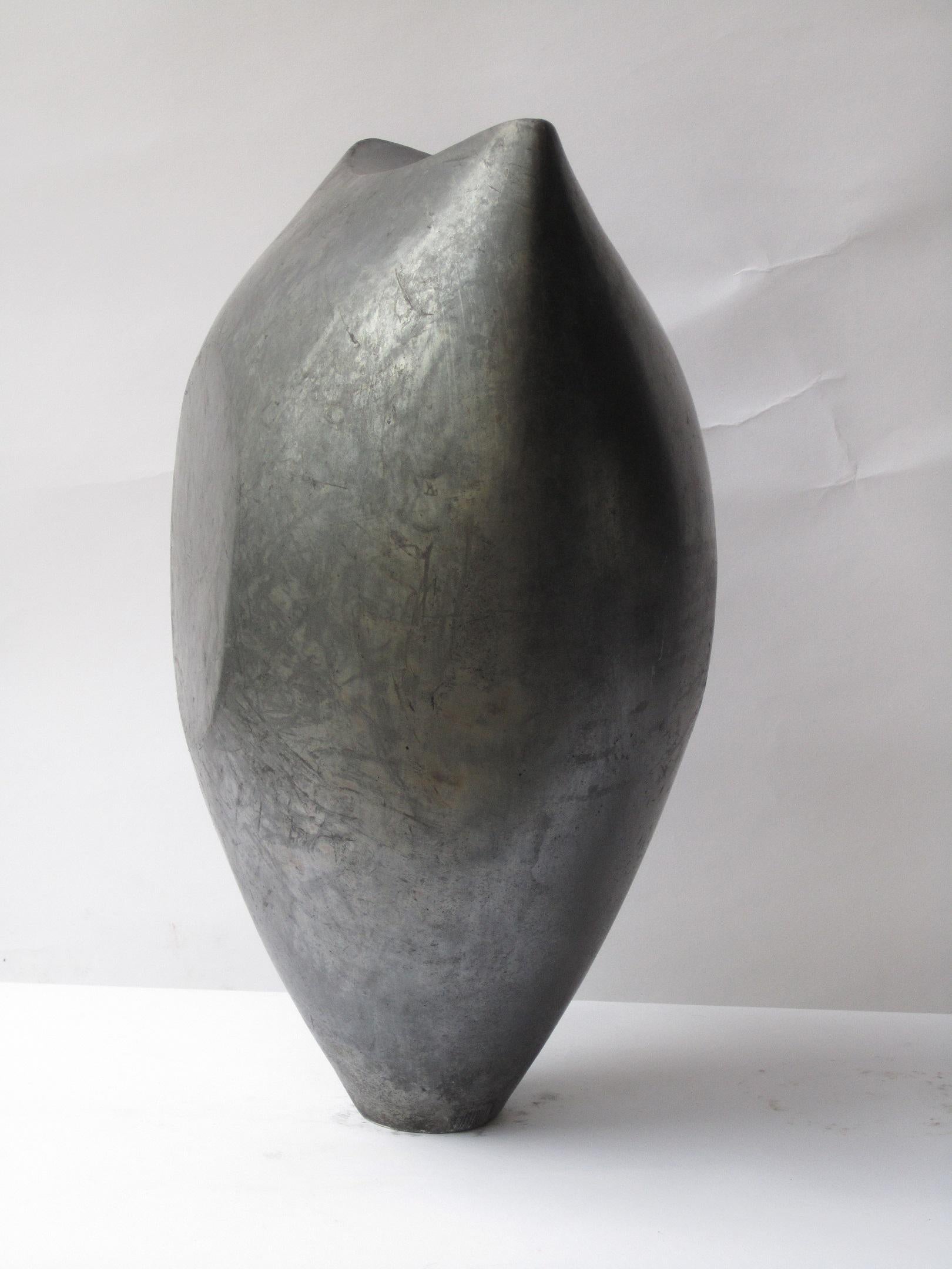 Black Sun, Abstract Ceramic Sculpture 2