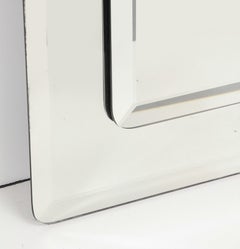 Tiered Beveled Edge Mirror, Italy, c. 1960s