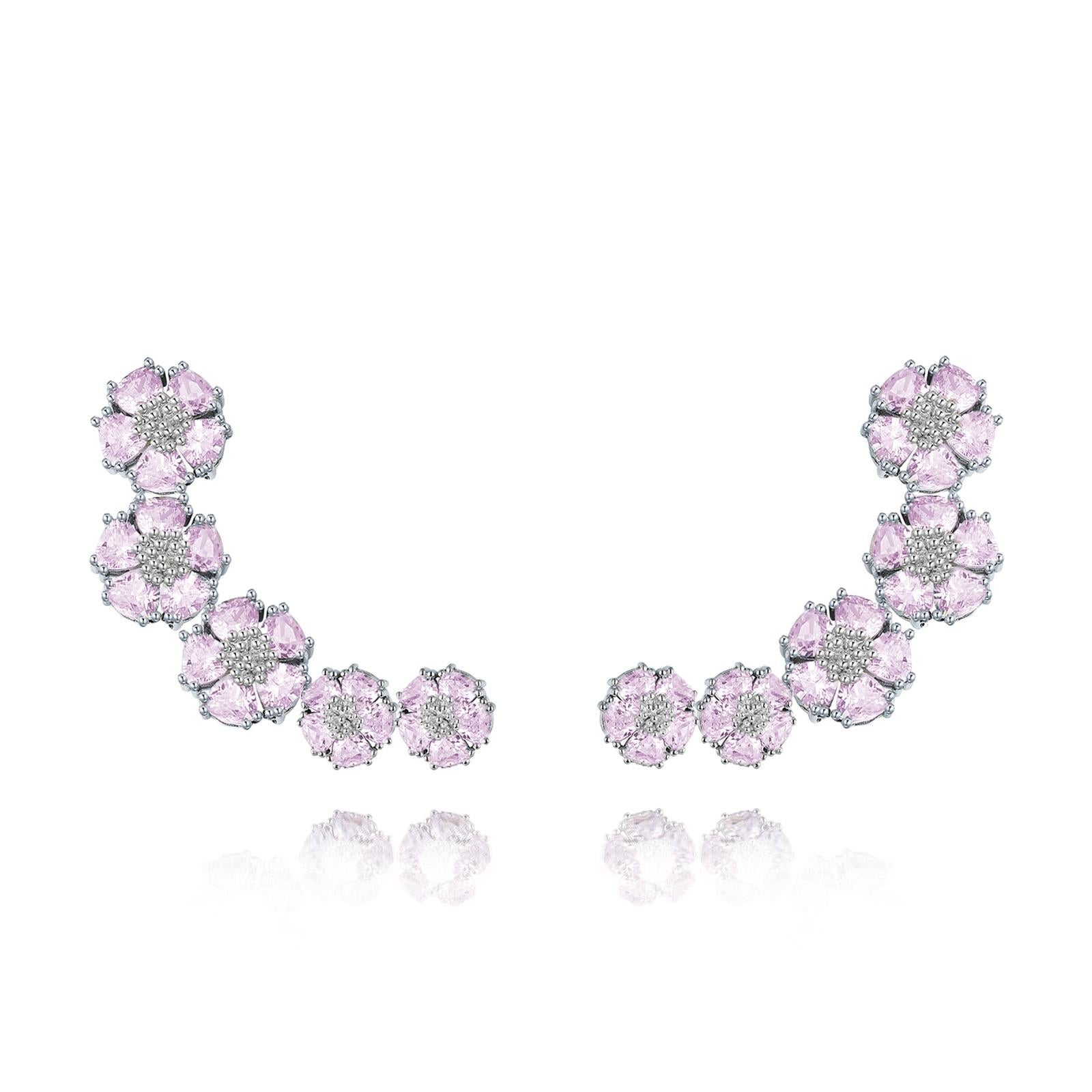 Women's Tiered Blossom Earring Climbers For Sale