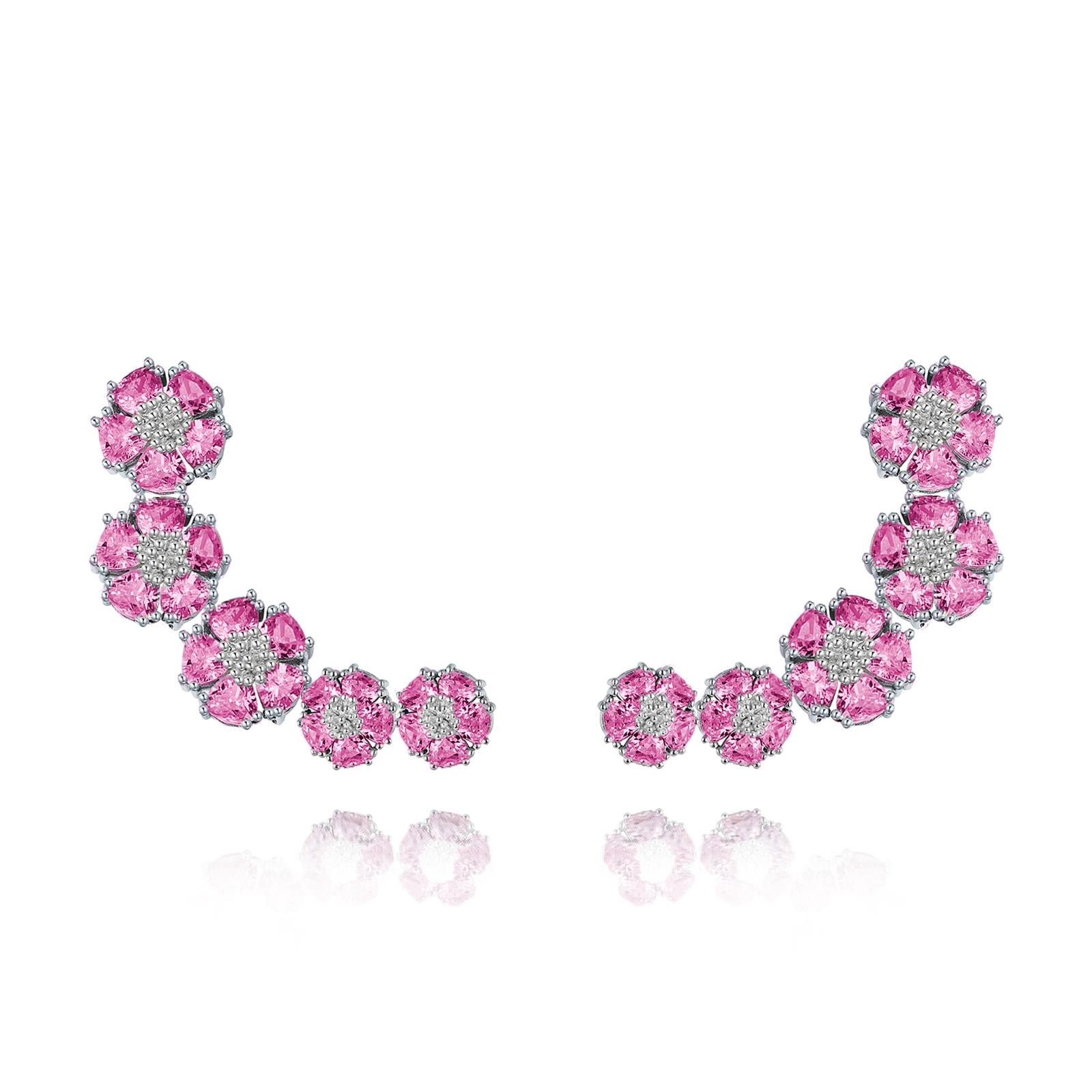 Tiered Blossom Earring Climbers For Sale 1