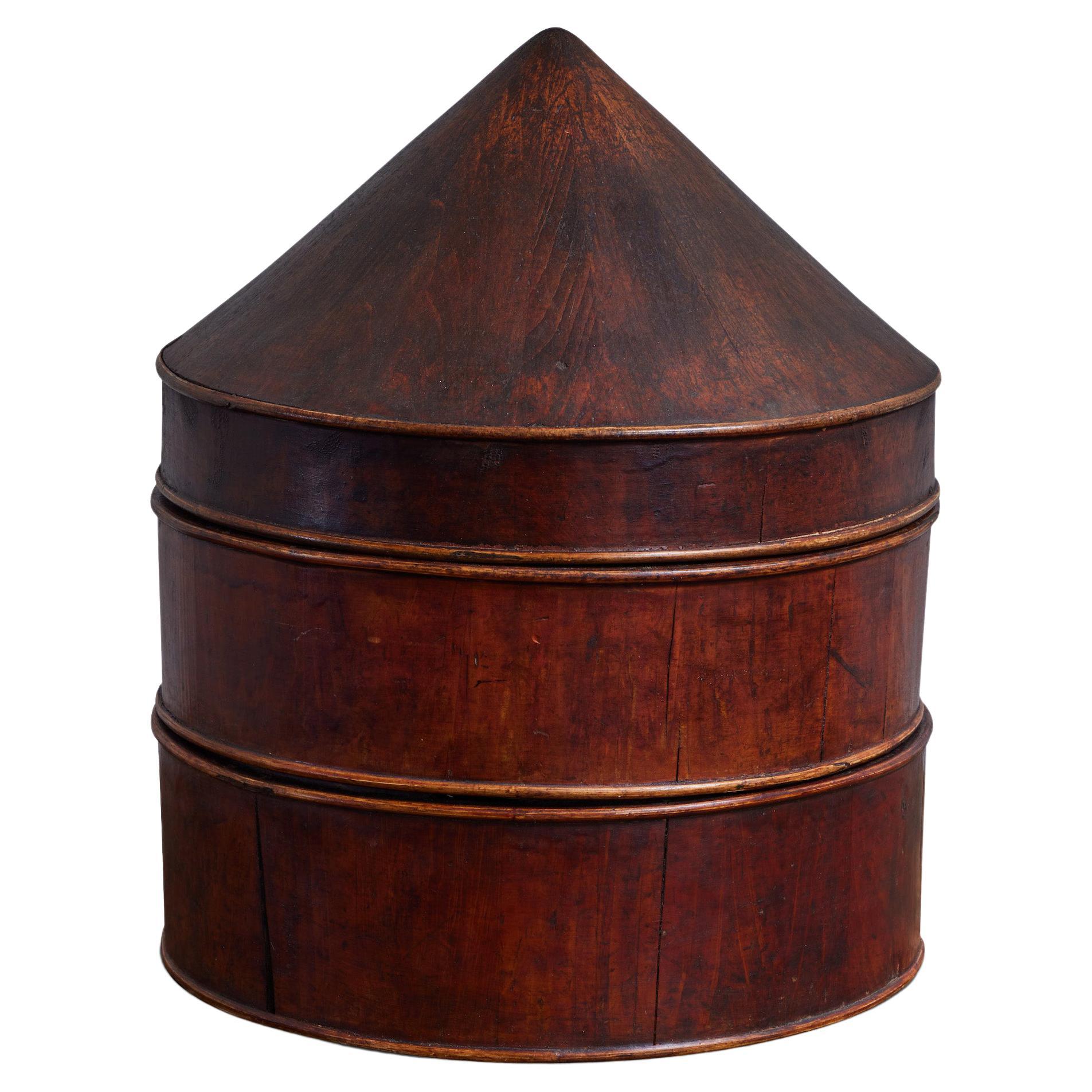 Tiered Chinese Hat Box