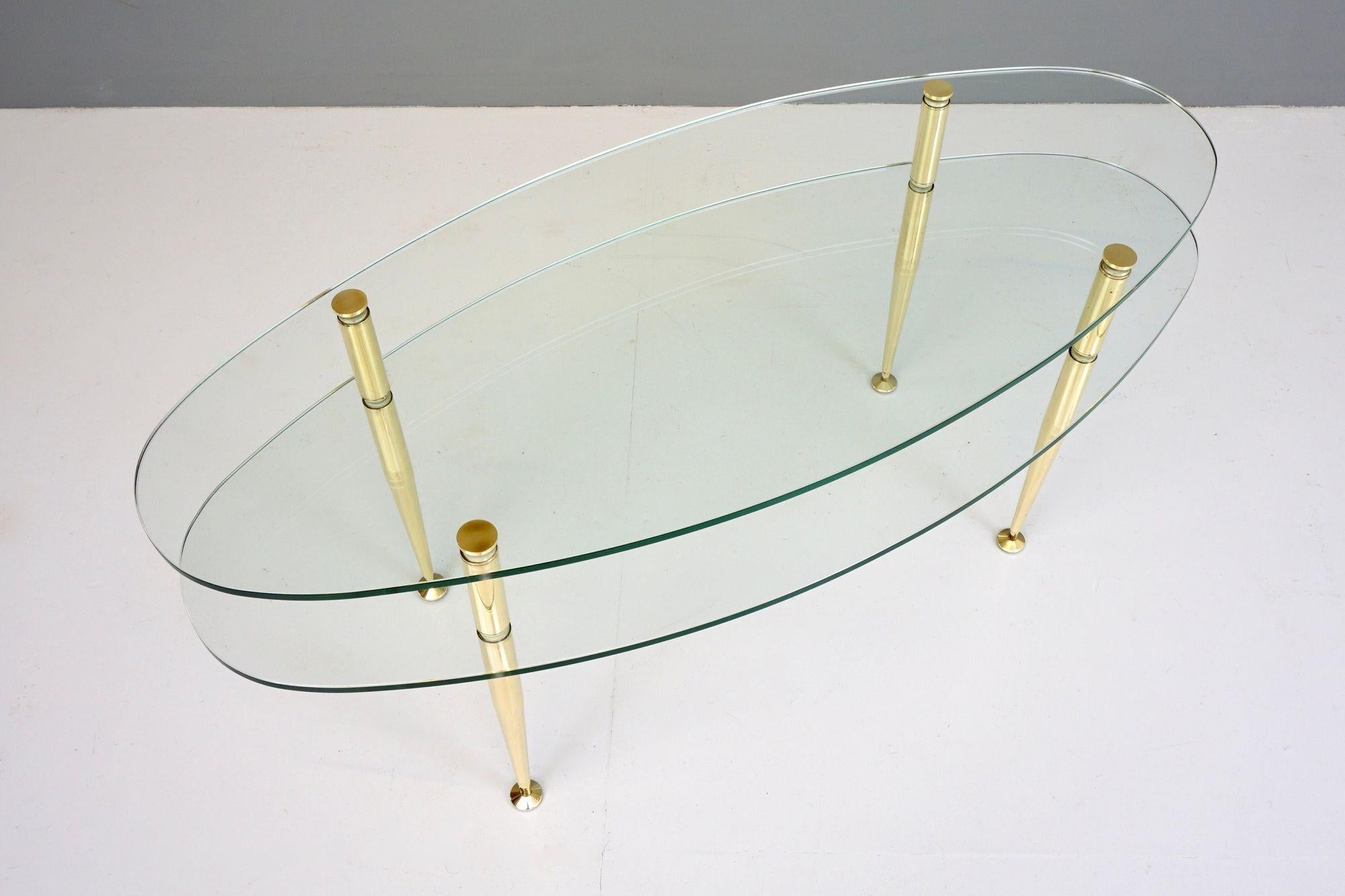 Laiton Tiered Coffee Table en vente