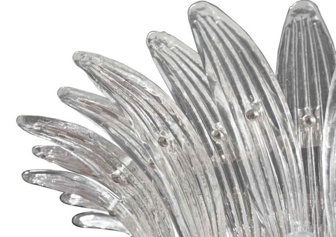 Tiered Palmette Chandelier In Good Condition For Sale In Los Angeles, CA