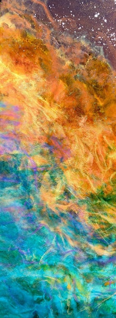 NEBULA DE JALEA, Técnica mixta sobre panel de madera