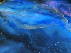 LOERA NEBULA, Tecnica mista su pannello di Wood