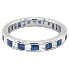 Tiffany & Co., Sapphire and Diamond Eternity Band
