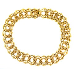 Tiffany & Co. 14 Karat Gold Interlocking Choker Necklace