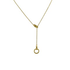 Tiffany & Co. 1837 Yellow Gold Interlocking Necklace