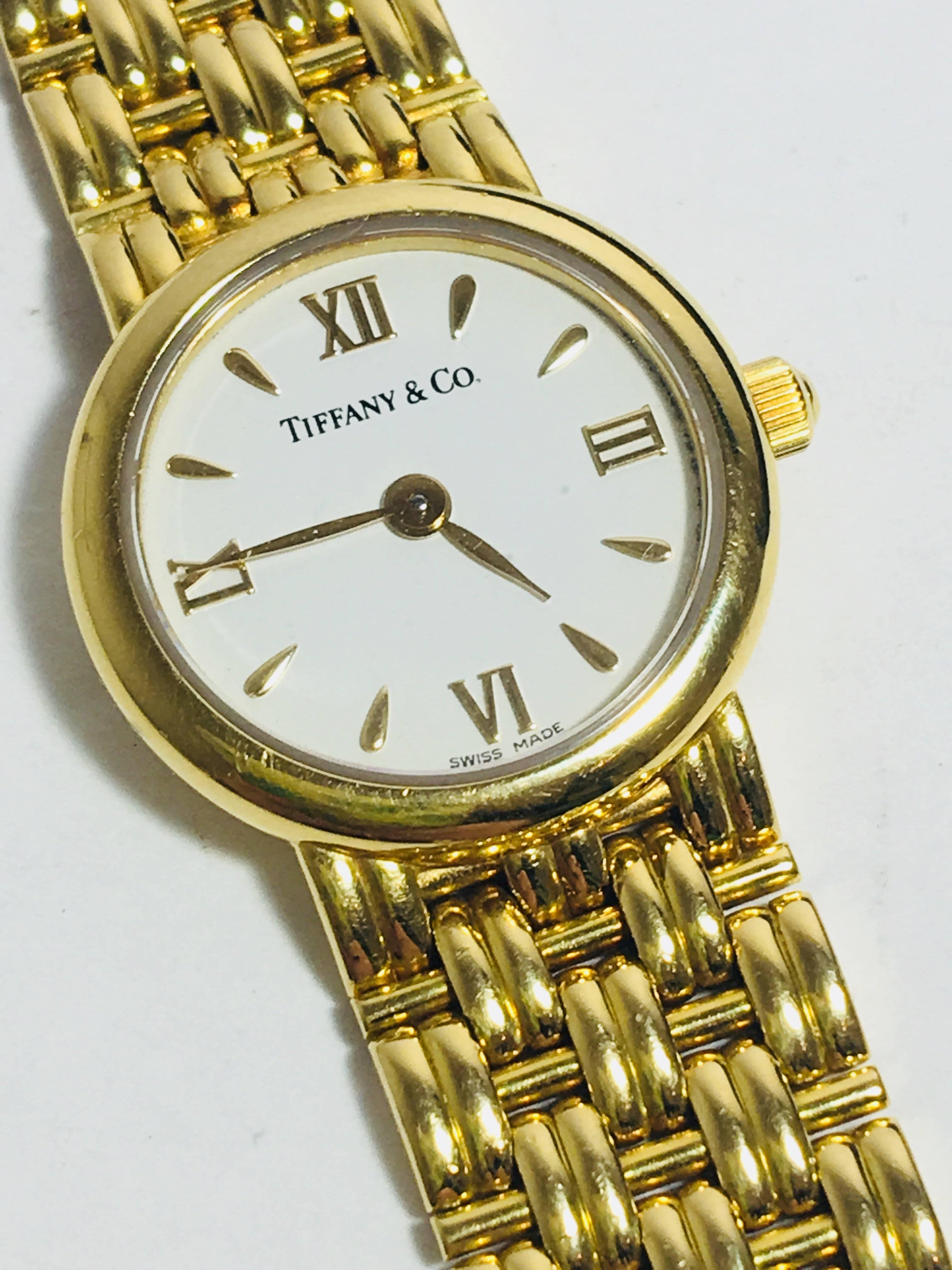 Tiffany & Co. 18k Gold Watch 6