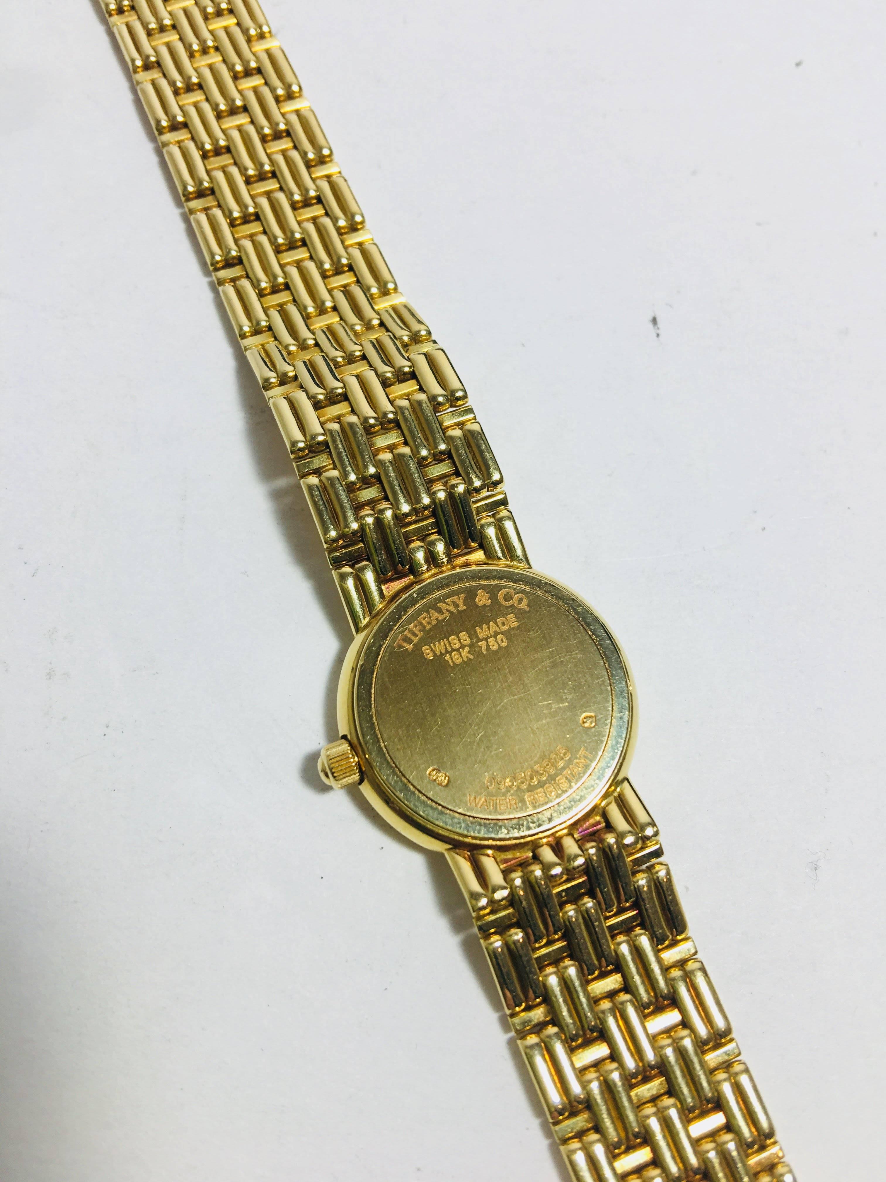 Tiffany & Co. 18k Gold Watch 2