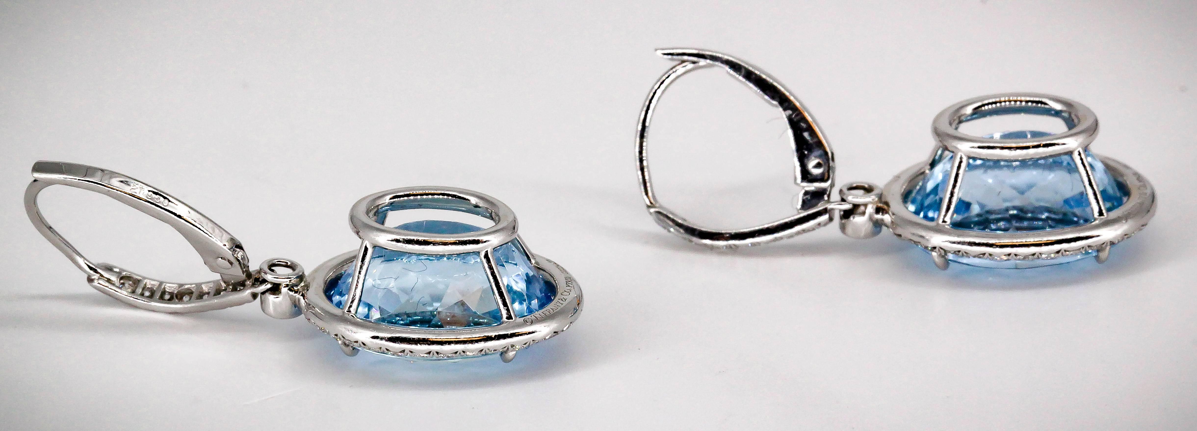 tiffany aquamarine earrings