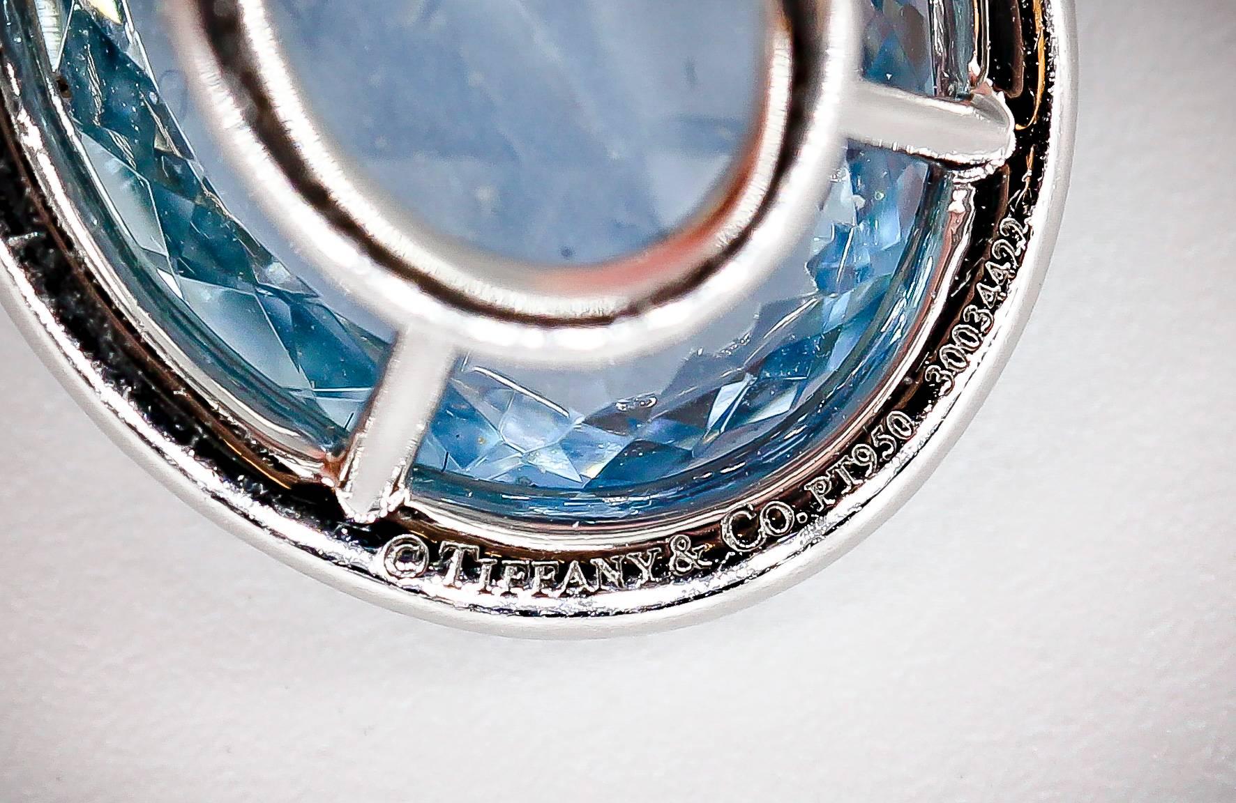 tiffany and co aquamarine earrings