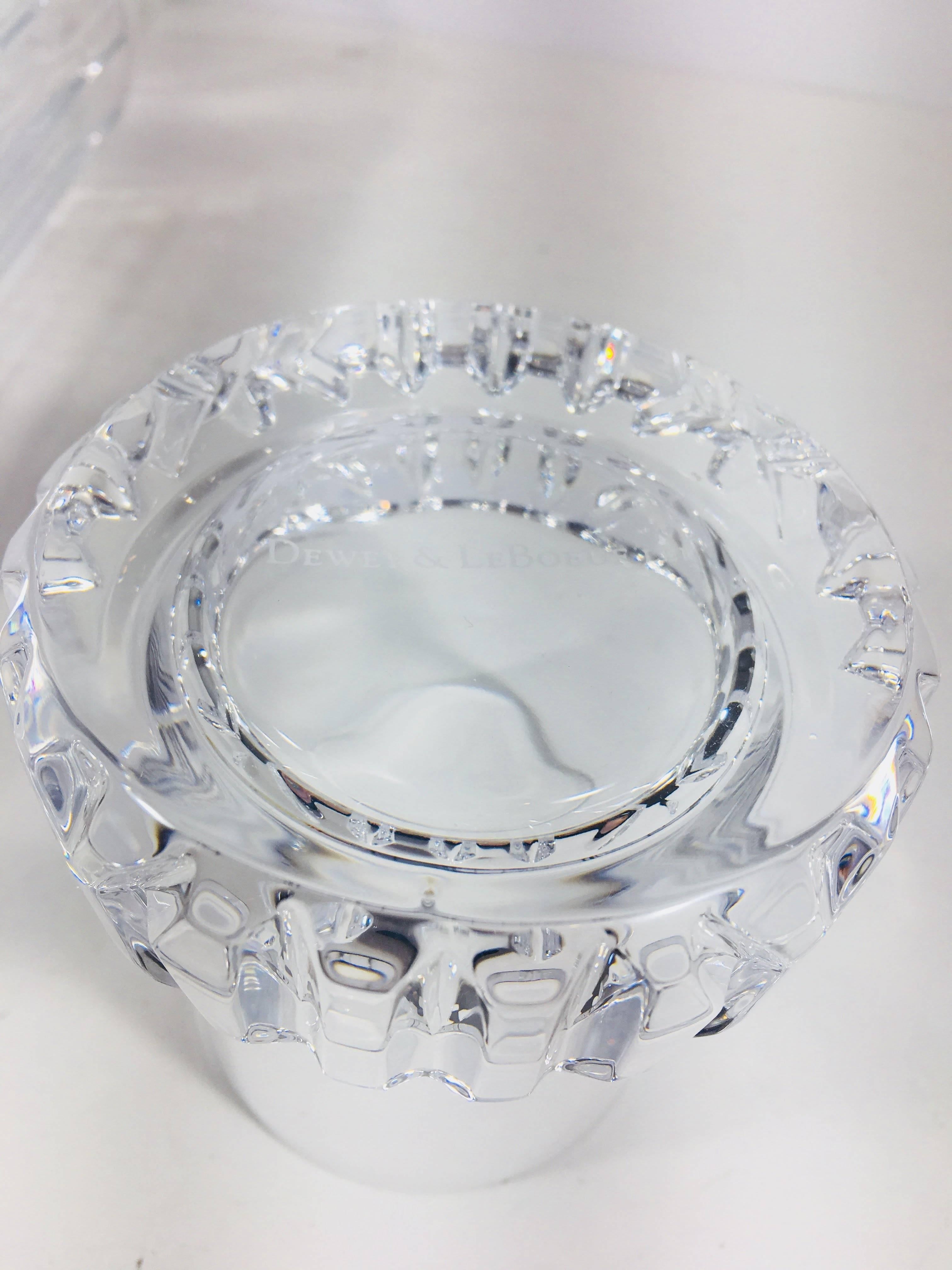 Tiffany & Co. Atlas Collection Bedside Carafe with Glass In Excellent Condition In Bridgehampton, NY