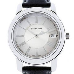 Tiffany & Co. Atlas Leather Band Watch