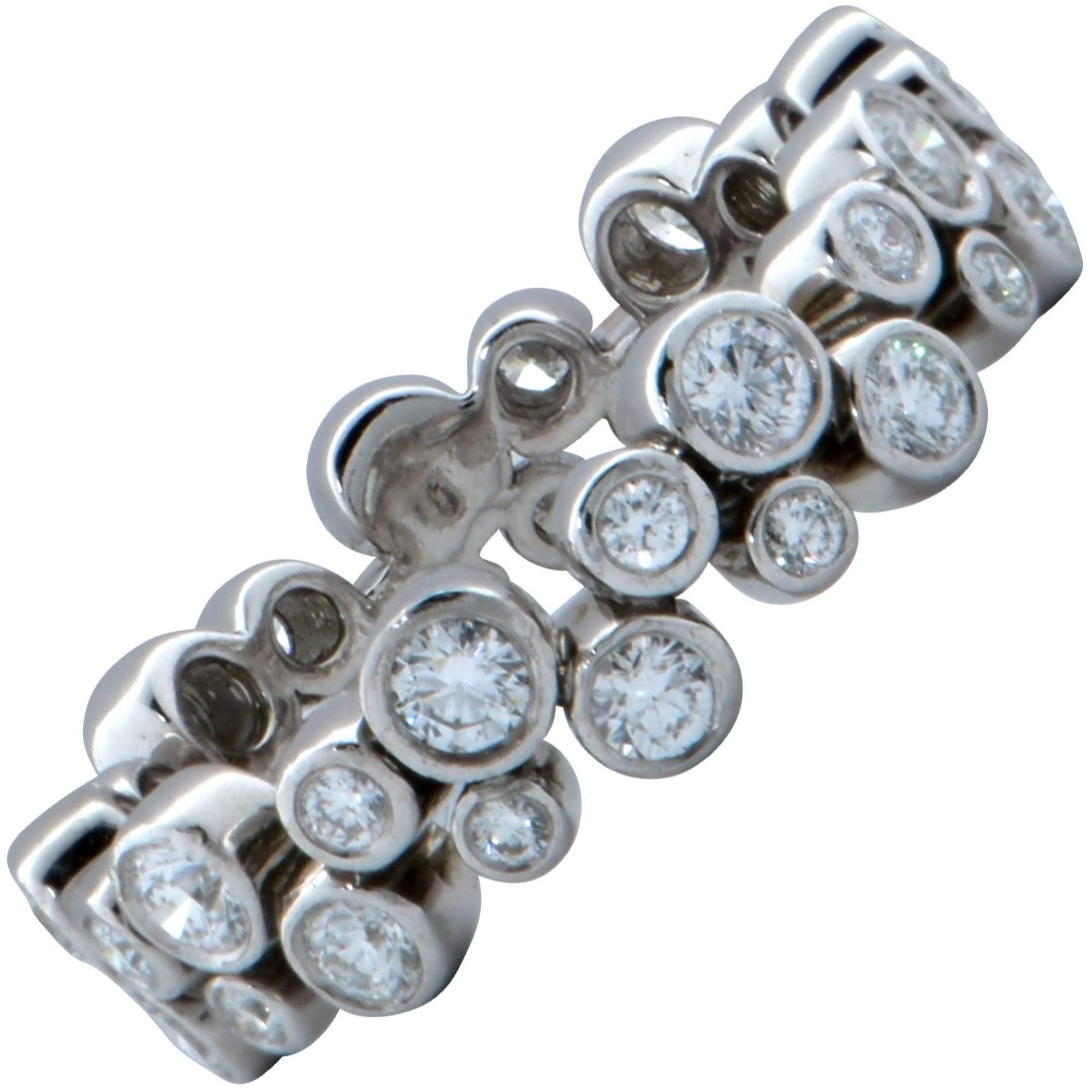Tiffany & Co. Bubbles Diamond Band Ring