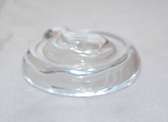 Presse-papiers en cristal serpent spiralé de Tiffany & Co