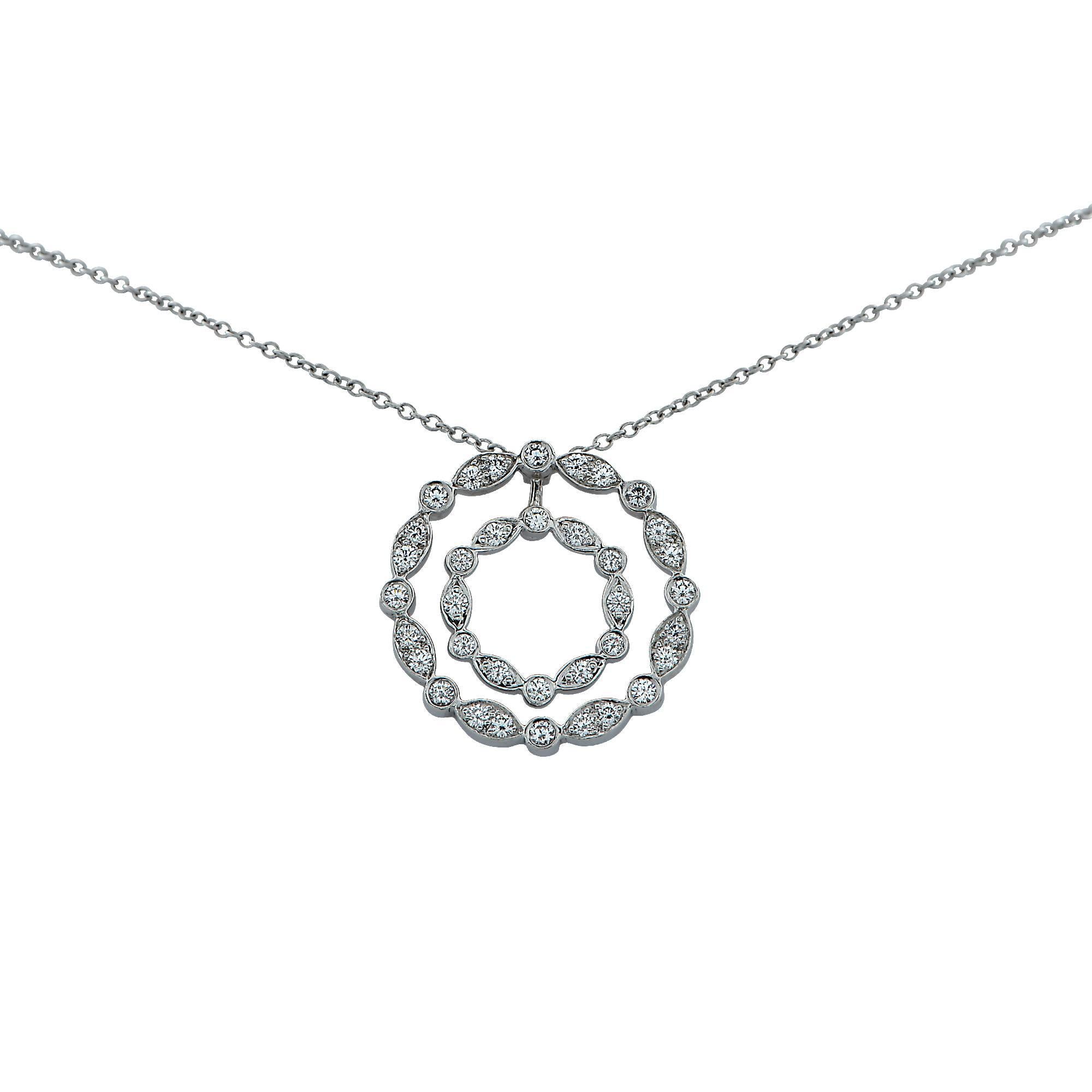 tiffany double loop necklace