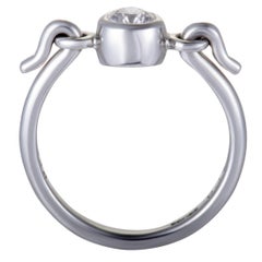 Tiffany & Co. Elsa Peretti Platinum Diamond Swan Ring