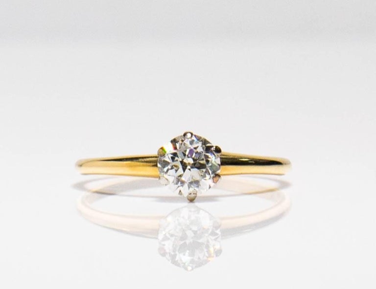 Tiffany and Co Engagement Ring from 1912, .60Ct Center (approx), 18K ...