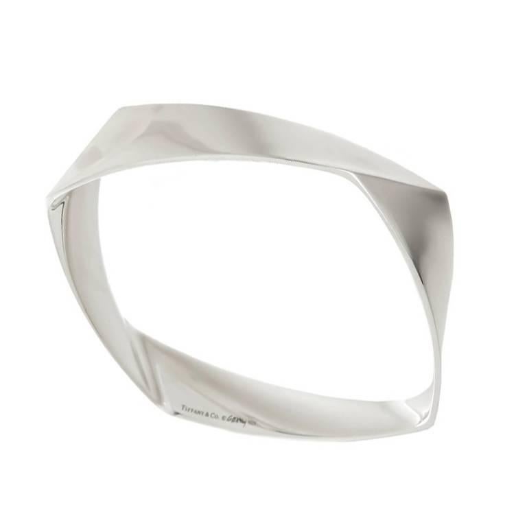 Tiffany 
Co. Frank Gehry Sterling Bangle Bracelet