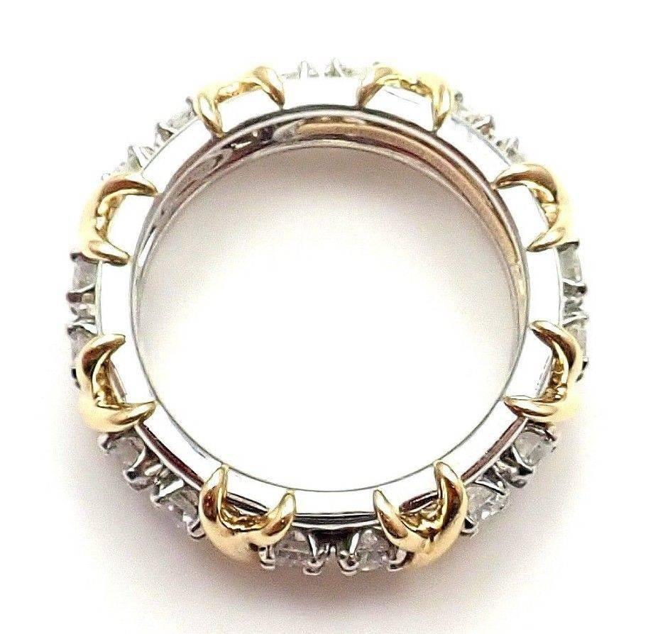 Tiffany & Co. Jean Schlumberger 18 Karat Gold Platinum Diamond Ring 1