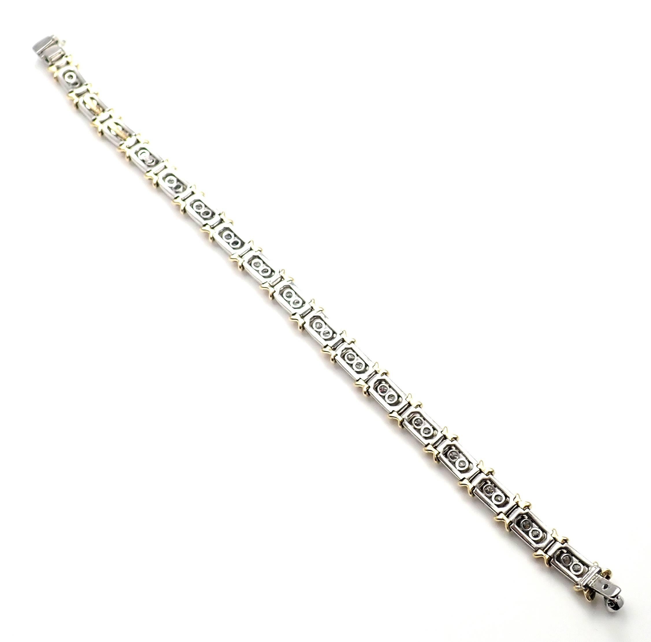 Tiffany & Co. Jean Schlumberger 36-Stone Diamond Platinum Yellow Gold Bracelet 1