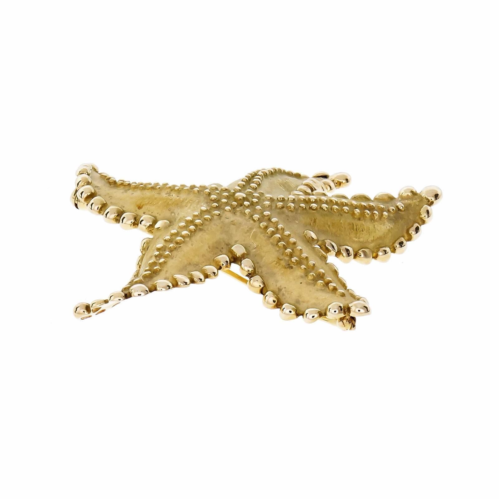 tiffany starfish brooch