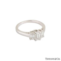 Tiffany & Co. Platinum Diamond Trilogy Ring