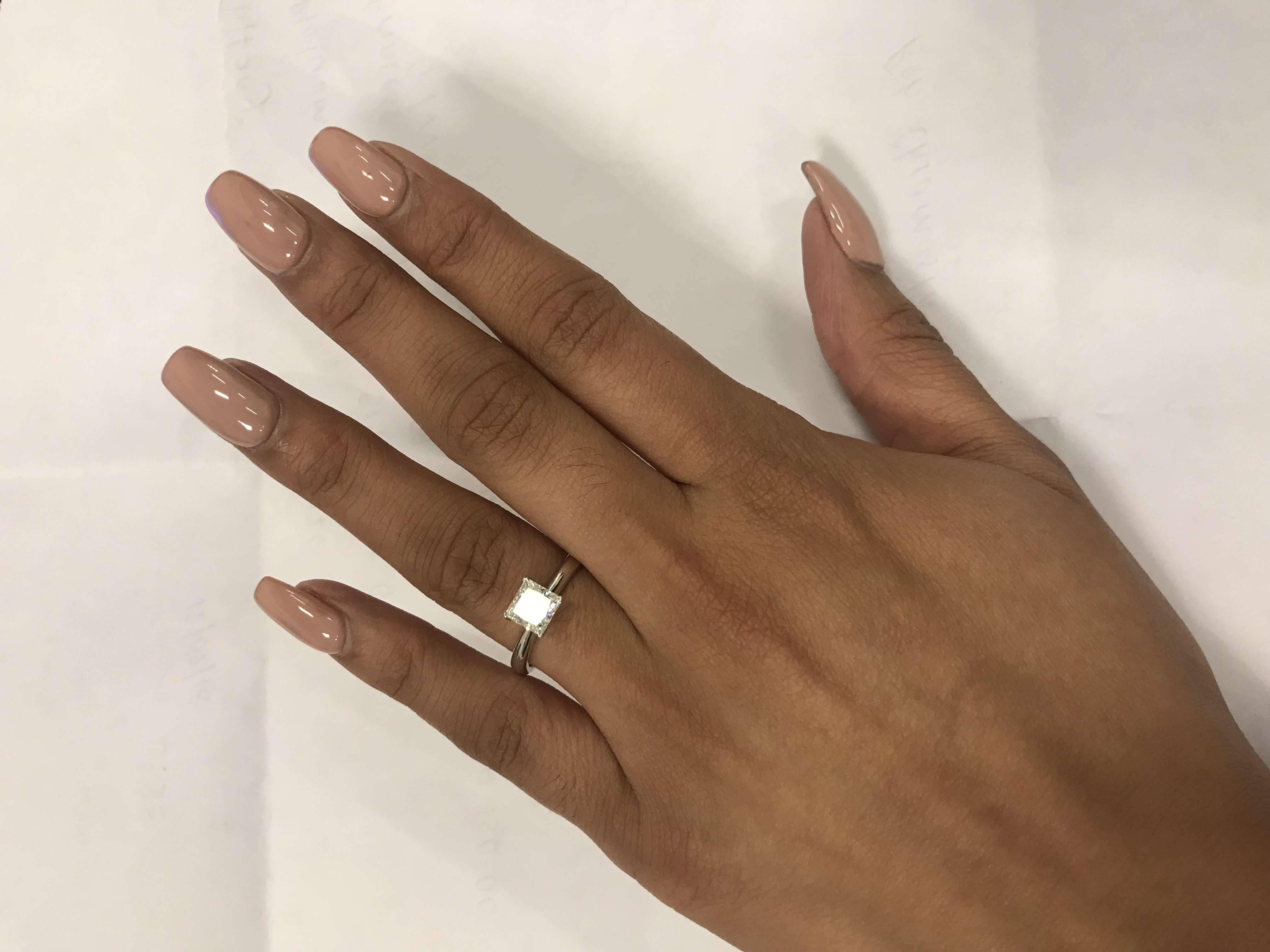 tiffany princess cut engagement ring