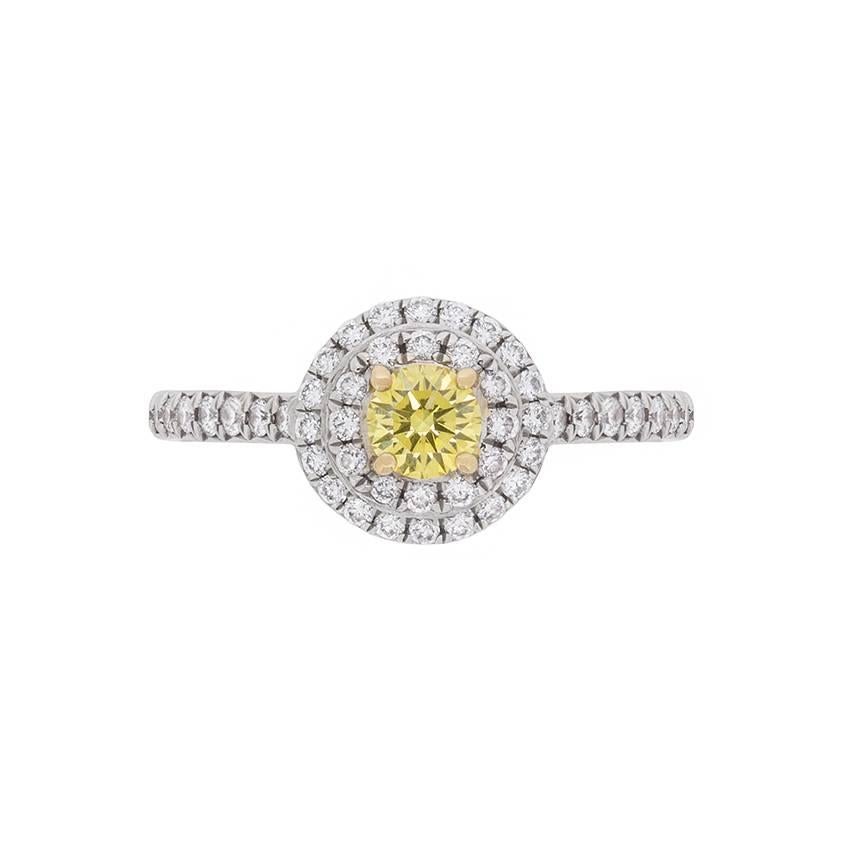 Tiffany & Co. Soleste Double Halo Diamond Ring