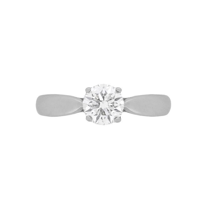 Tiffany & Co. Solitaire Diamond Ring, Triple XXX