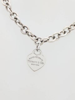 Tiffany & Co. Sterling Silver Please Return to Heart Necklace