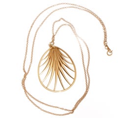 Tiffany & Co. Villa Poloma Palm Gold Necklace