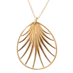 Tiffany & Co. Villa Poloma Palm Gold Necklace