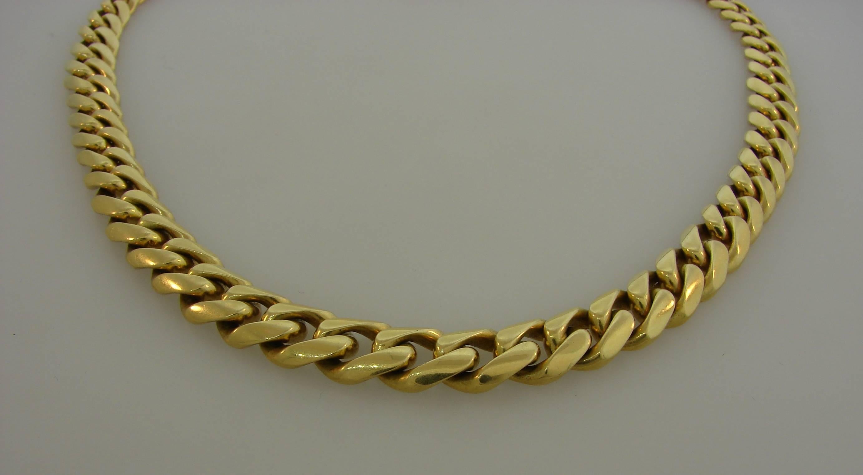 tiffany cuban link necklace