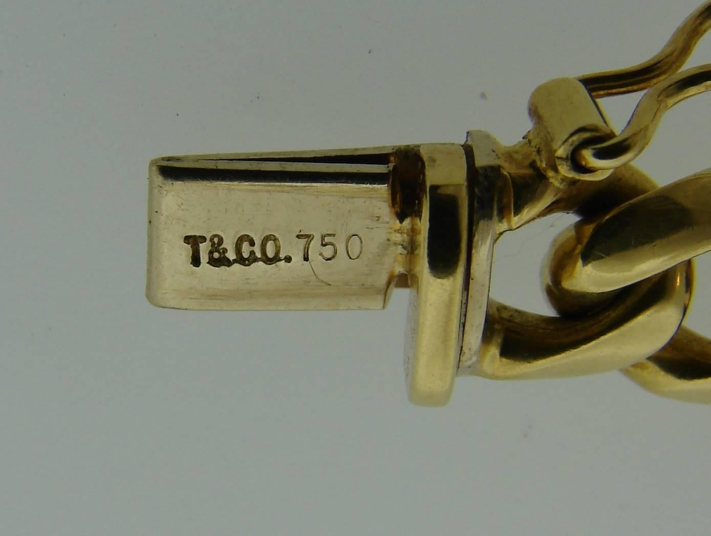 Tiffany & Co. Yellow Gold Curb Link Chain Necklace, 1970s 1
