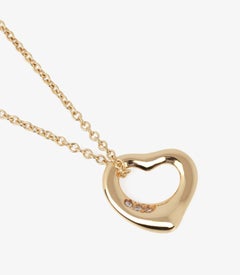 Tiffany 0.18ct Brilliant Cut 18ct Rose Gold Elsa Peretti Pendant