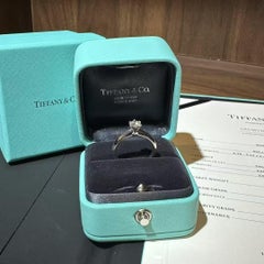 Tiffany 0.3ct Diamond Engagement Ring, Size 47 Color I Clarity VS1
