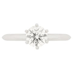 Tiffany 0,83ct Diamant Solitär Ring