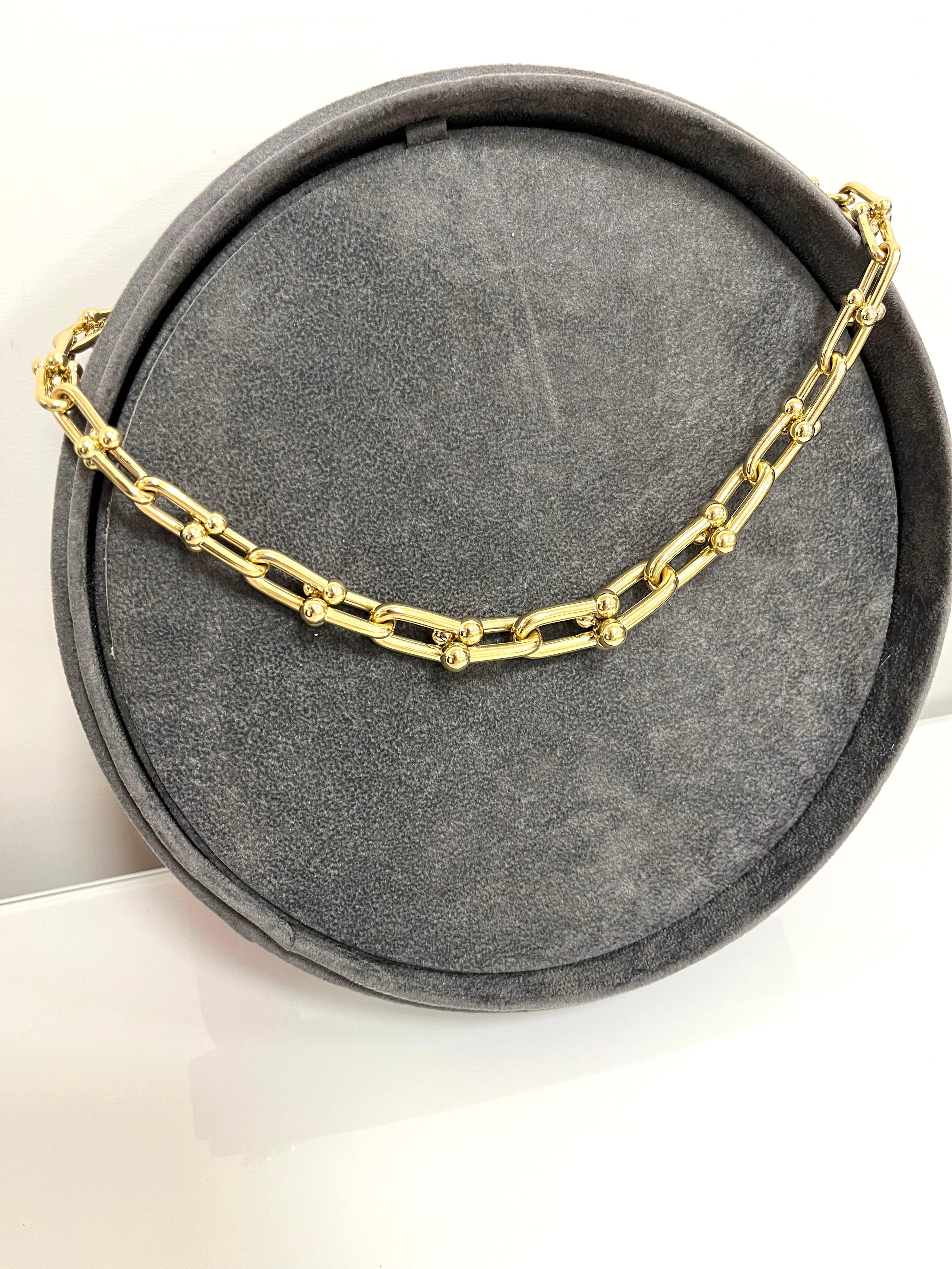 Modern Tiffany 18 Kt. Yellow Gold HardWear Necklace