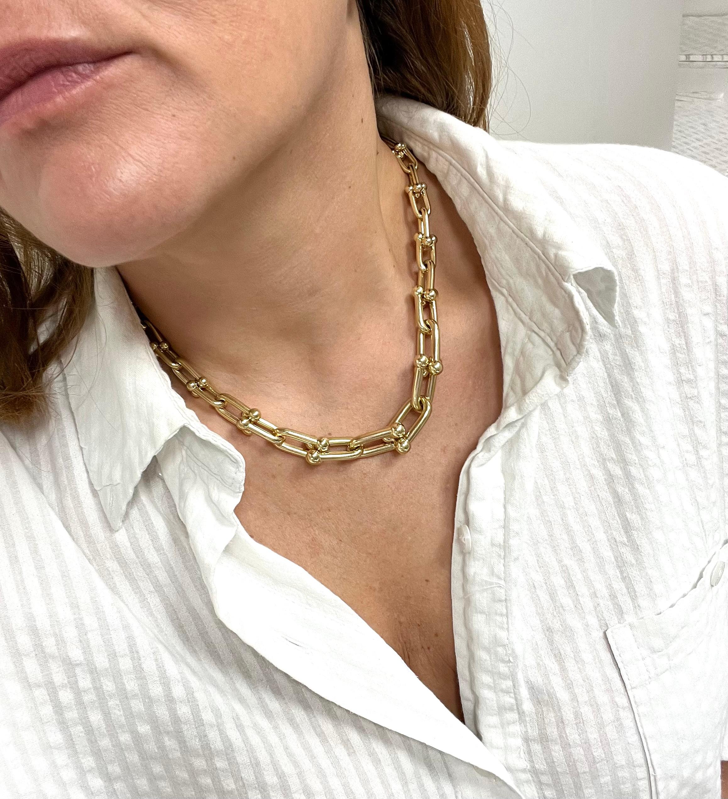Tiffany 18 Kt. Yellow Gold HardWear Necklace 2
