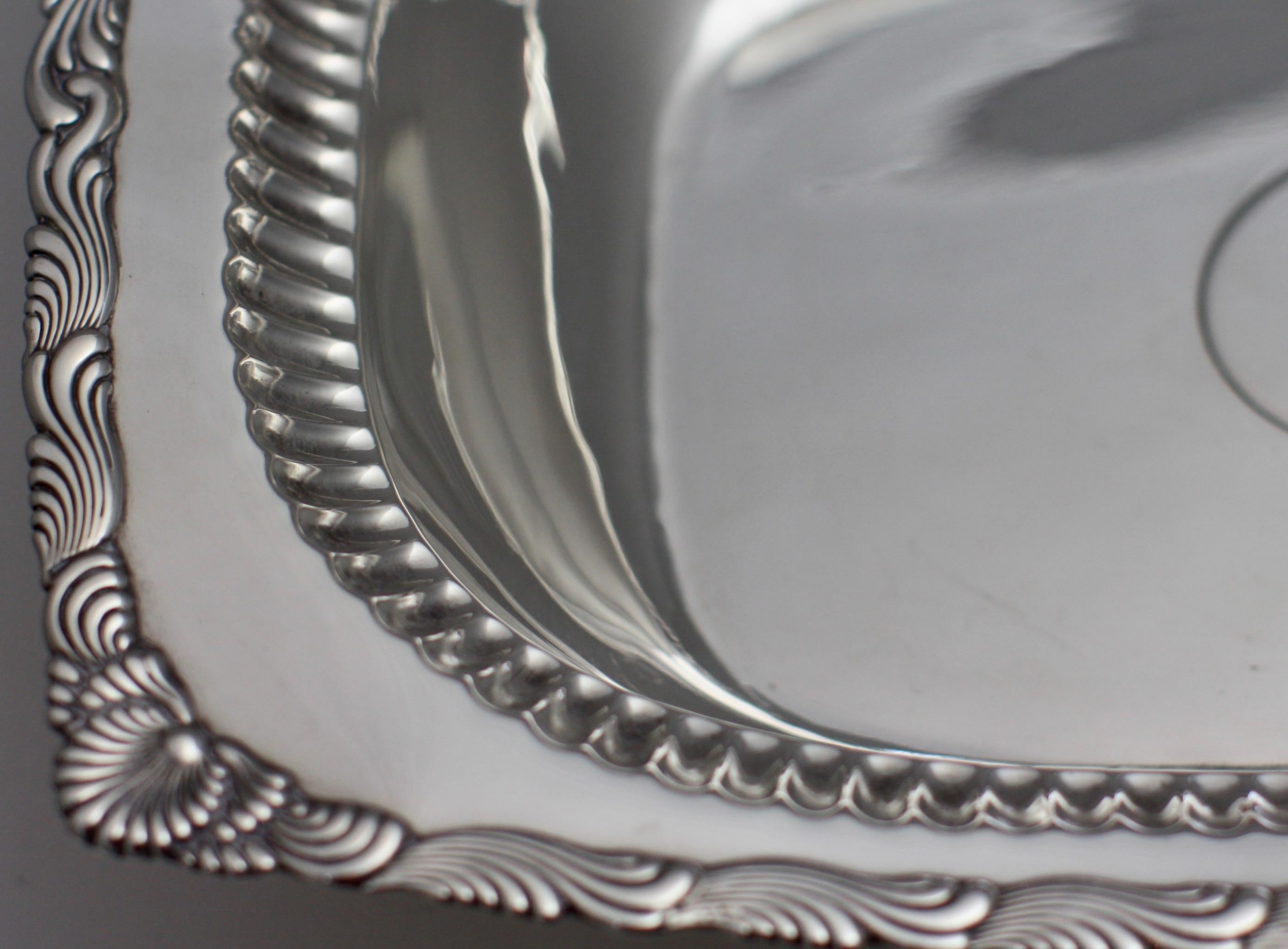 Tiffany '1891-1902' Sterling Silver Serving Bowl In Good Condition In West Palm Beach, FL
