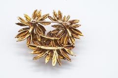 Tiffany 18k Gold and Diamond Brooch