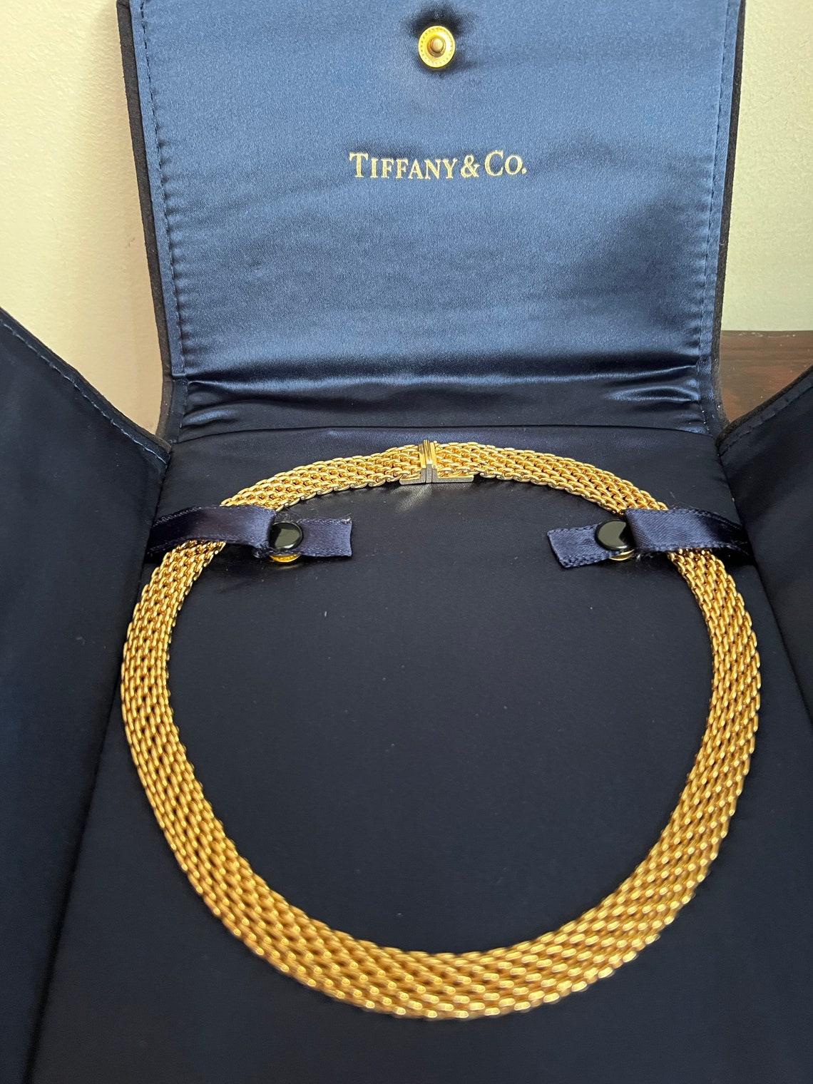 Tiffany choker gold Clearance